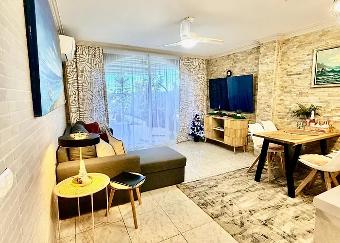 Apartman Beachfront Private In Pueblo Torviscas Sunset Harbour