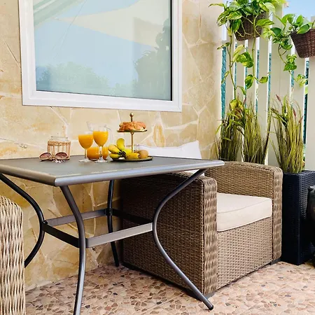 公寓 Beachfront Private In Pueblo Torviscas Sunset Harbour *