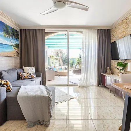 Lägenhet Beachfront Private In Pueblo Torviscas Sunset Harbour Costa Adeje (Tenerife)
